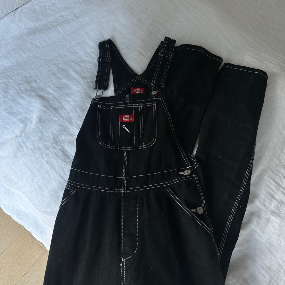 Dickies Black Womens Overalls